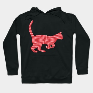 Cat Line Art Hoodie